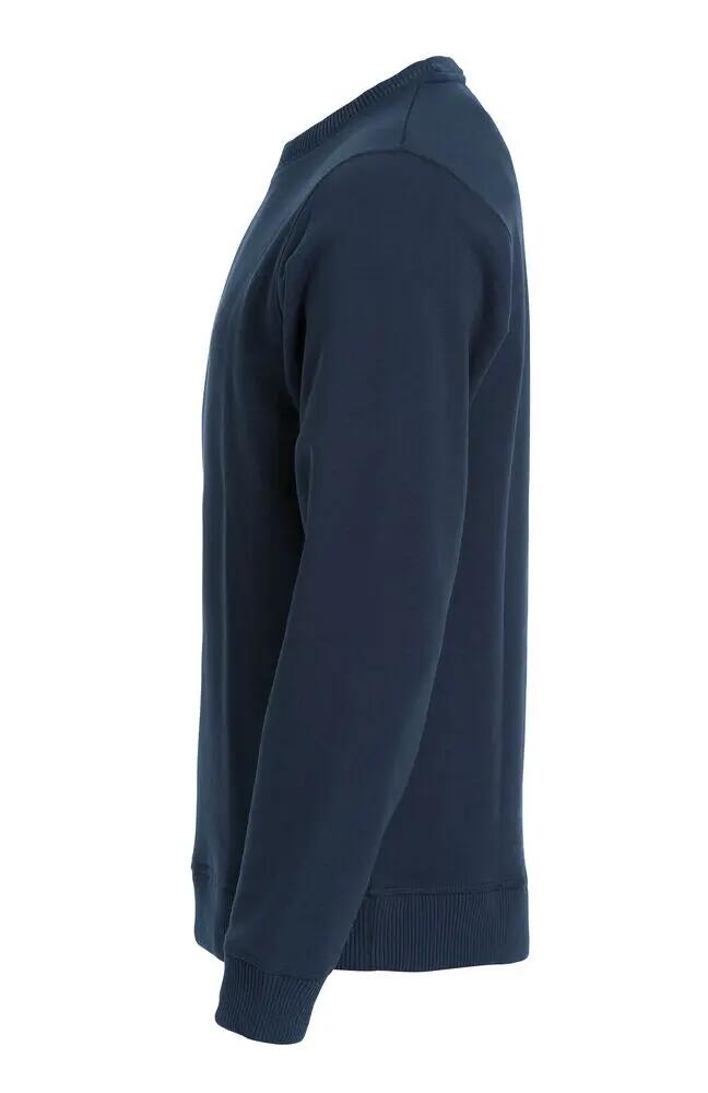 clique Classic Roundneck felpa girocollo uomo con tasca con zip 3/4