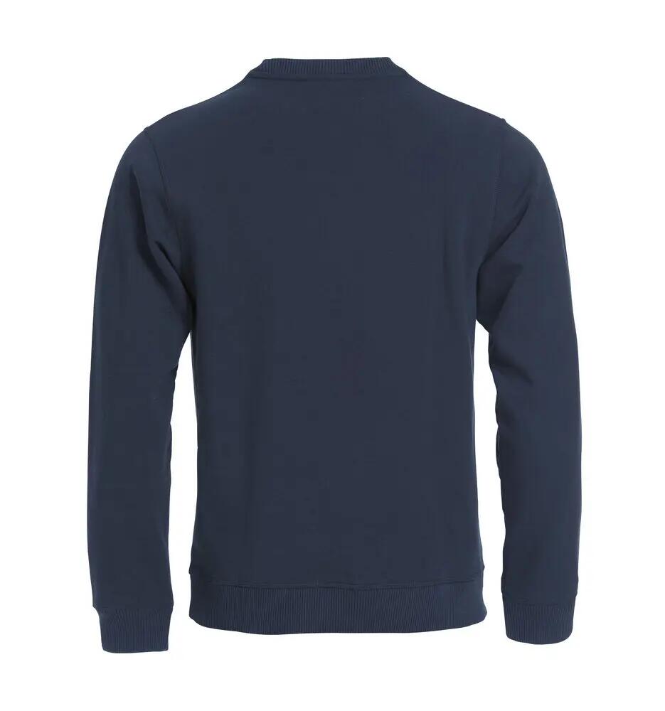 clique Classic Roundneck felpa girocollo uomo con tasca con zip 2/4