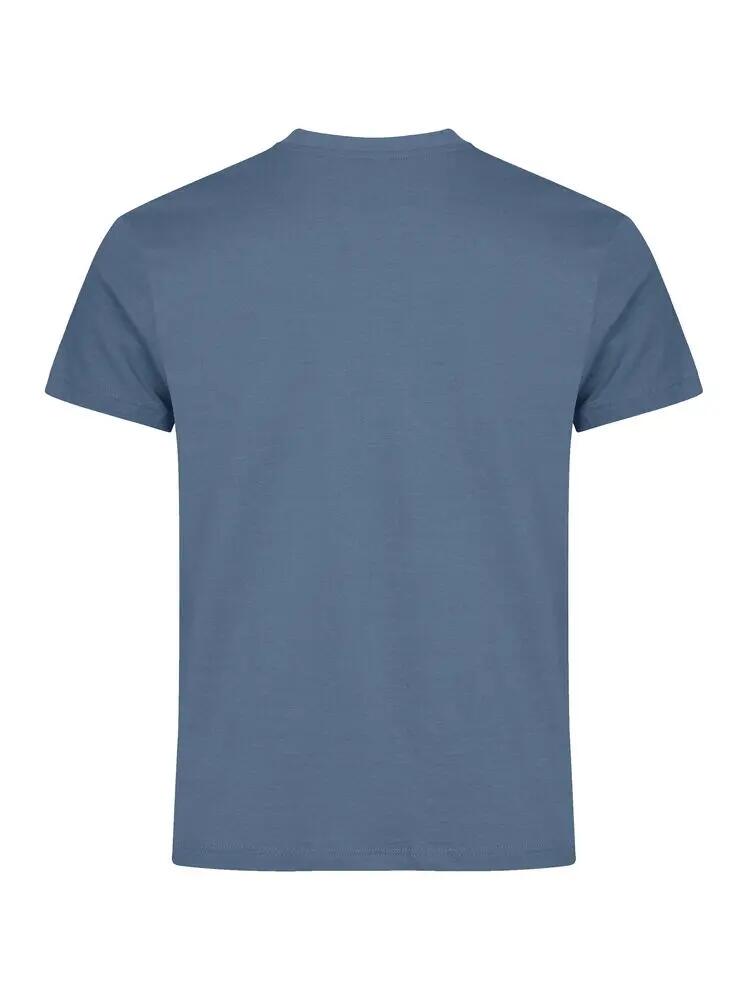 clique Basic-T T-shirt homem - Corte justo, gola em canalé 3/5