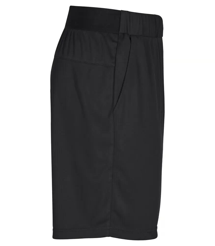clique Basic Active Shorts – 100% polyester spun dyed, Nero 4/4