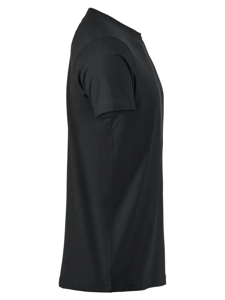 clique Premium-T T-shirt homme col rond en coton, noir 4/4