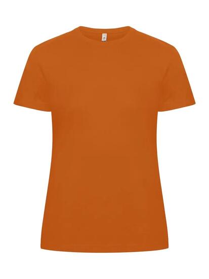 clique Classic OC-T Women T‑Shirt aus 100% Bio‑Baumwolle, orange