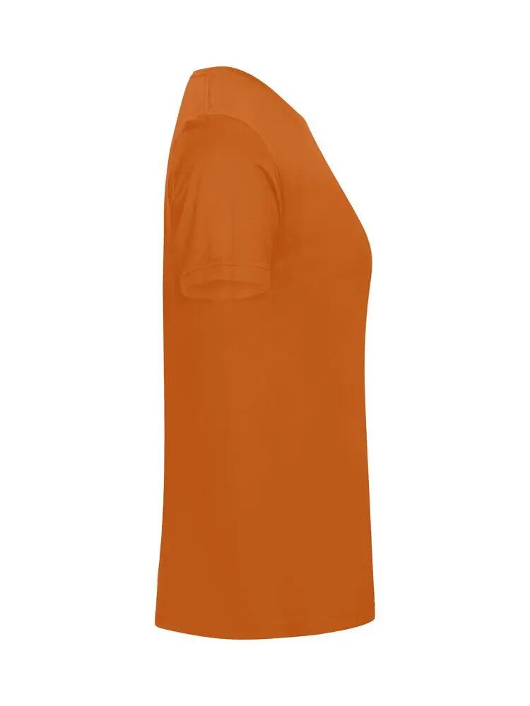 clique Classic OC-T Women T-shirt in cotone biologico, arancione 4/4