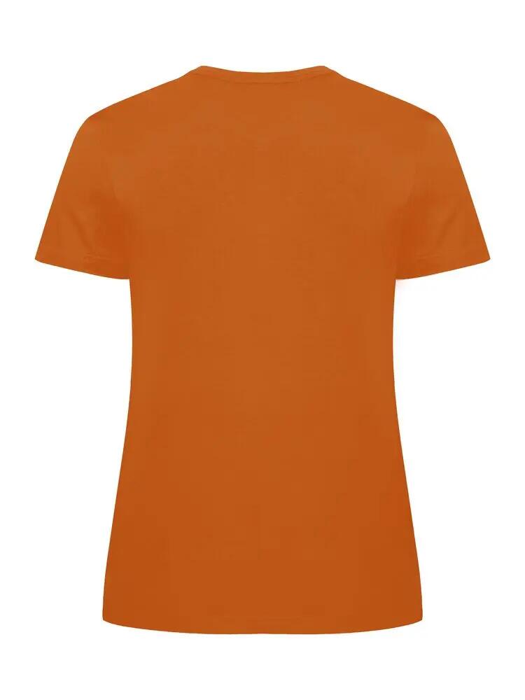 clique Classic OC-T Women T-shirt in cotone biologico, arancione 3/4