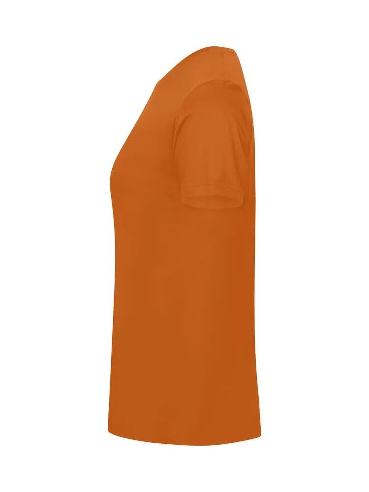clique Classic OC-T Women T-shirt in cotone biologico, arancione 2/4