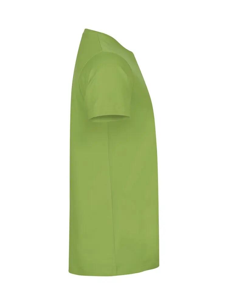 clique Basic-T T-shirt uomo slim in cotone, light green 3/5