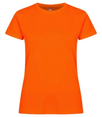 clique Basic Active-T Women T-shirt 100% poliestere - Visibility Orange