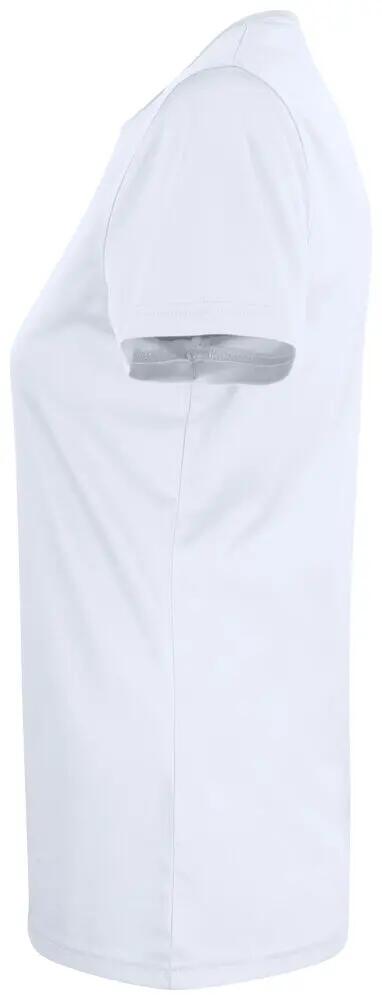 clique Basic Active-T Women T-shirt in poliestere, bianco 3/4