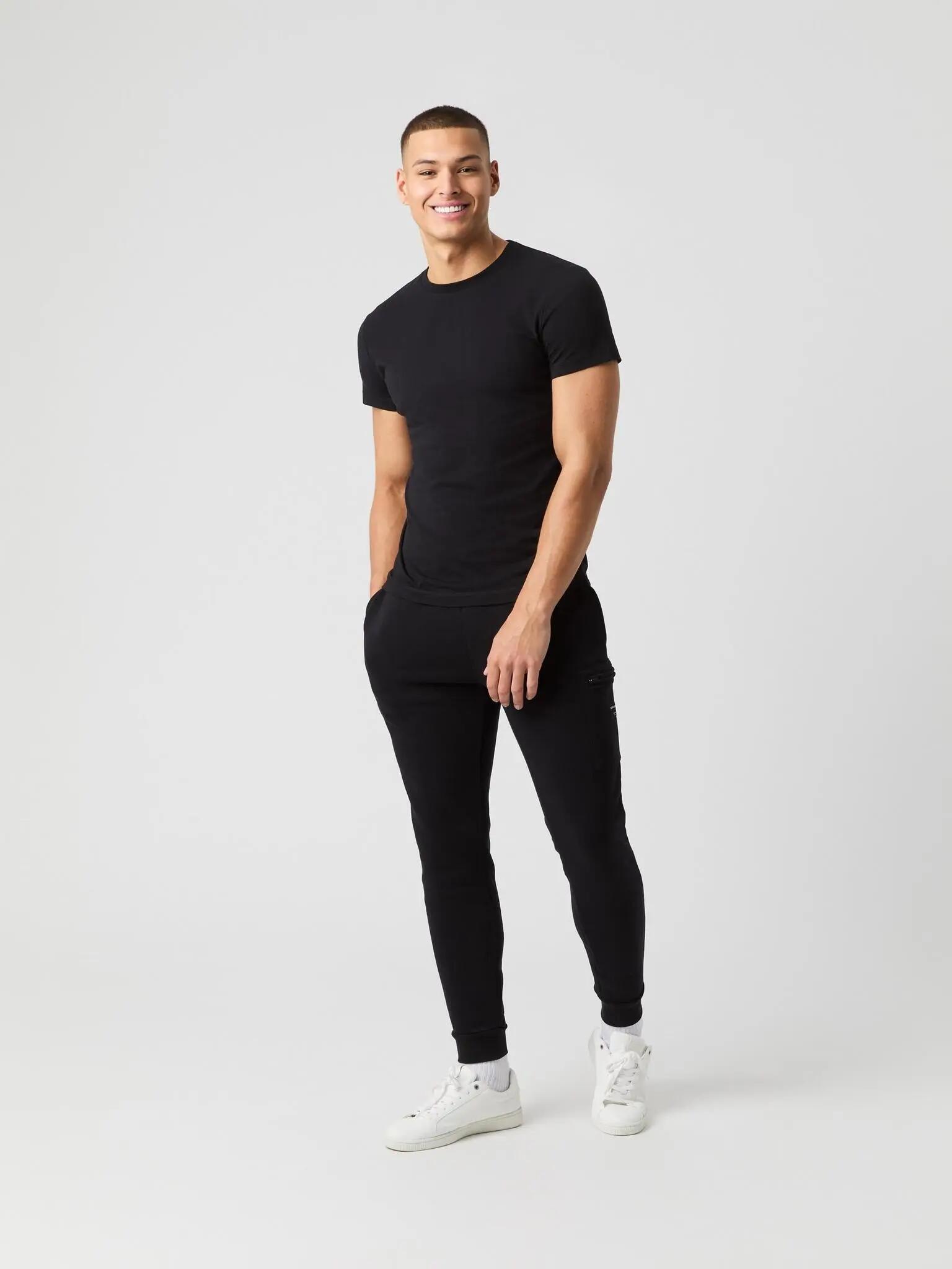 bjorn_borg CENTRE T-SHIRT para HOMEM – BLACK BEAUTY 3/5