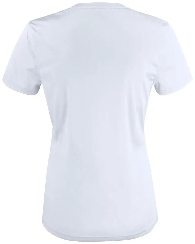 clique Basic Active-T Women T-shirt in poliestere, bianco 2/4