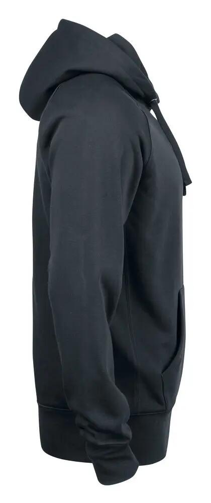 clique Helix Sweatshirt com capuz unissexo em mistura de algodão, preta 4/4