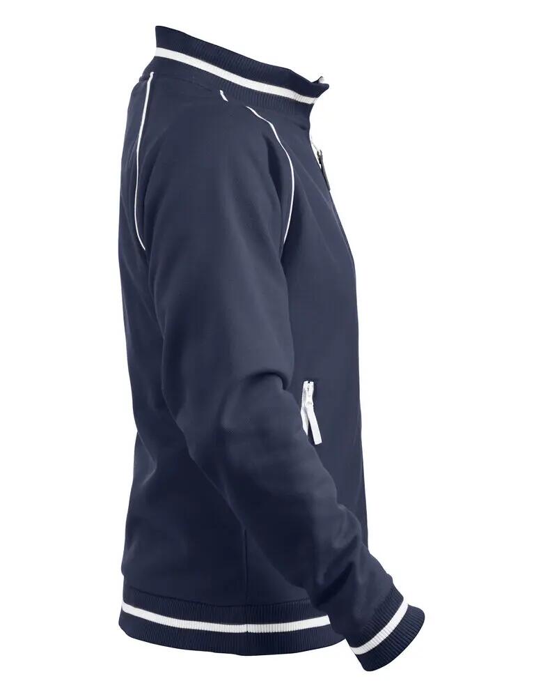 clique Craig chaqueta unisex tejido estructurado – interior cepillado, azul 3/4