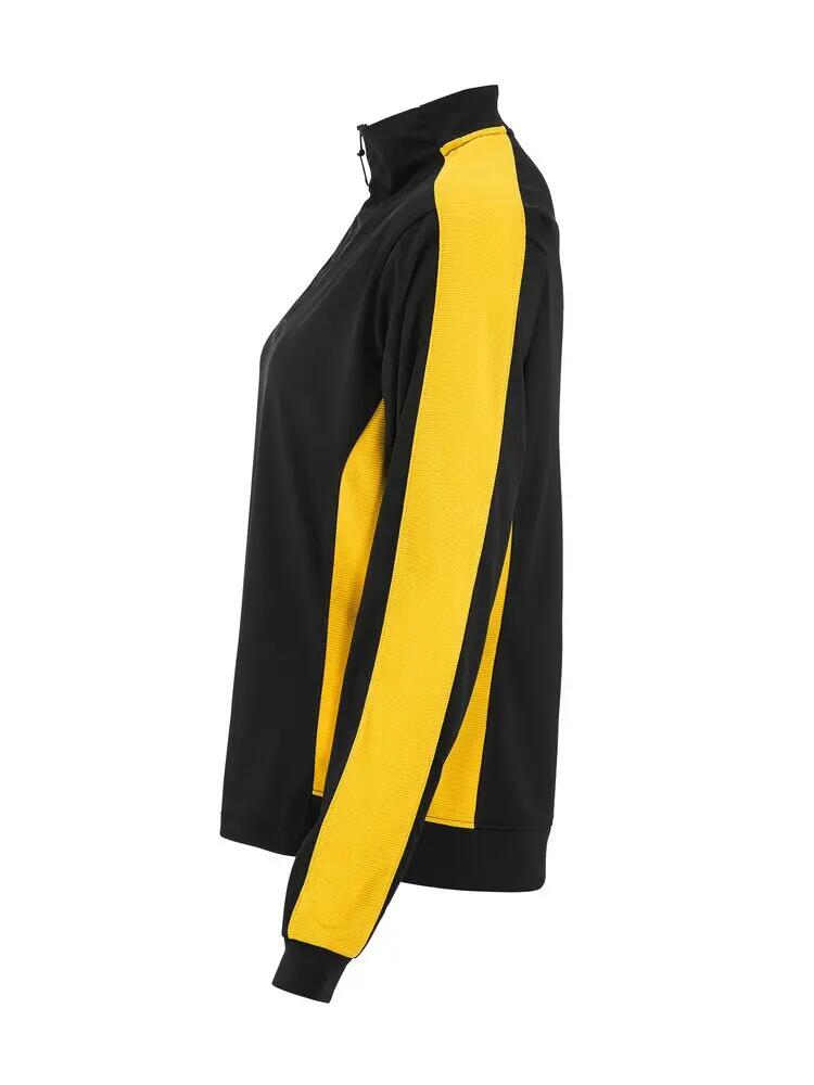 craft Evolve 2.0 Contrast Half Zip W – Midlayer em poliéster reciclado 3/4
