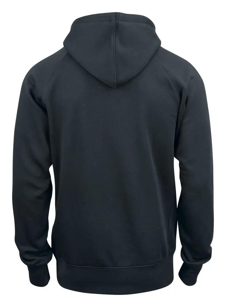 clique Helix Sweatshirt com capuz unissexo em mistura de algodão, preta 2/4