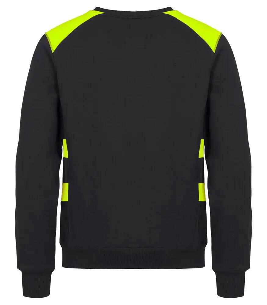 clique Ambition Roundneck felpa unisex alta visibilità 2/4