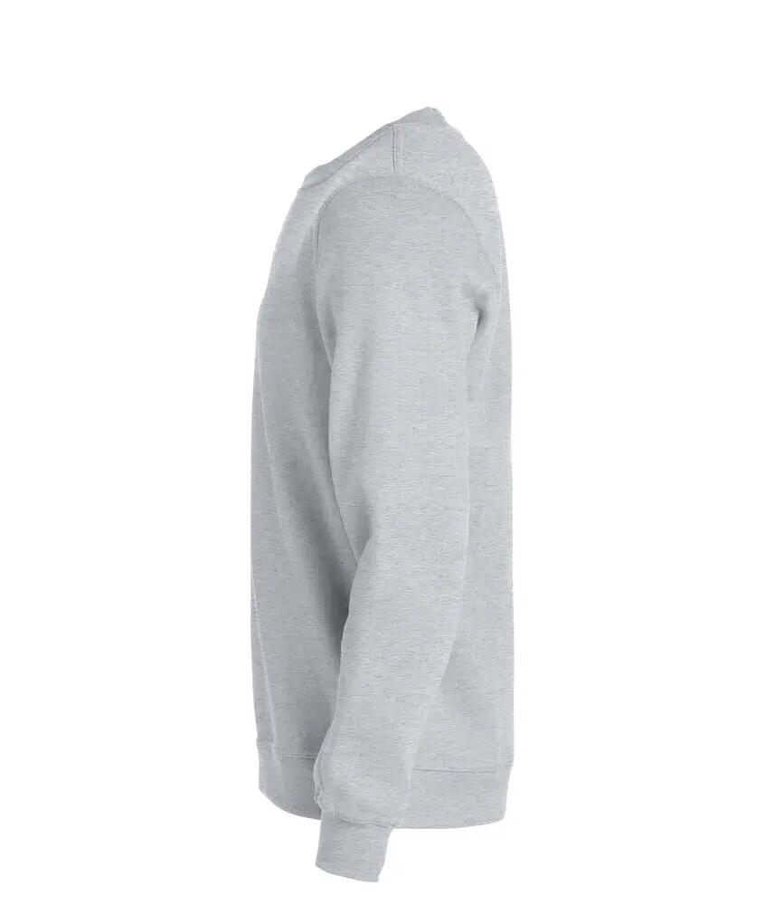 clique Basic Roundneck sweatshirt unissexo em tecido estabilizado 2/4