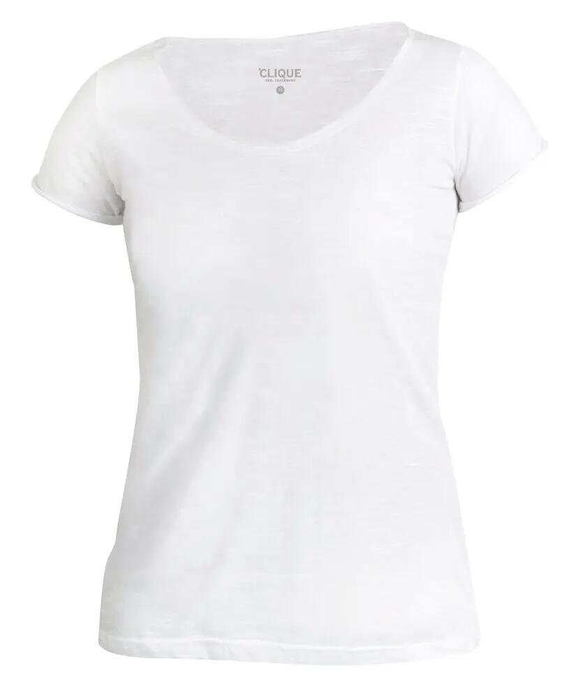 clique Derby-T Women T‑shirt van katoen slub, modern fit 2/5