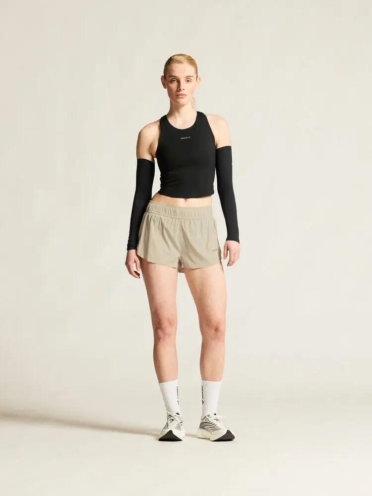 craft Hypervent Cropped Pocket Singlet W – Kurzes Lauftop in Schwarz 7/7