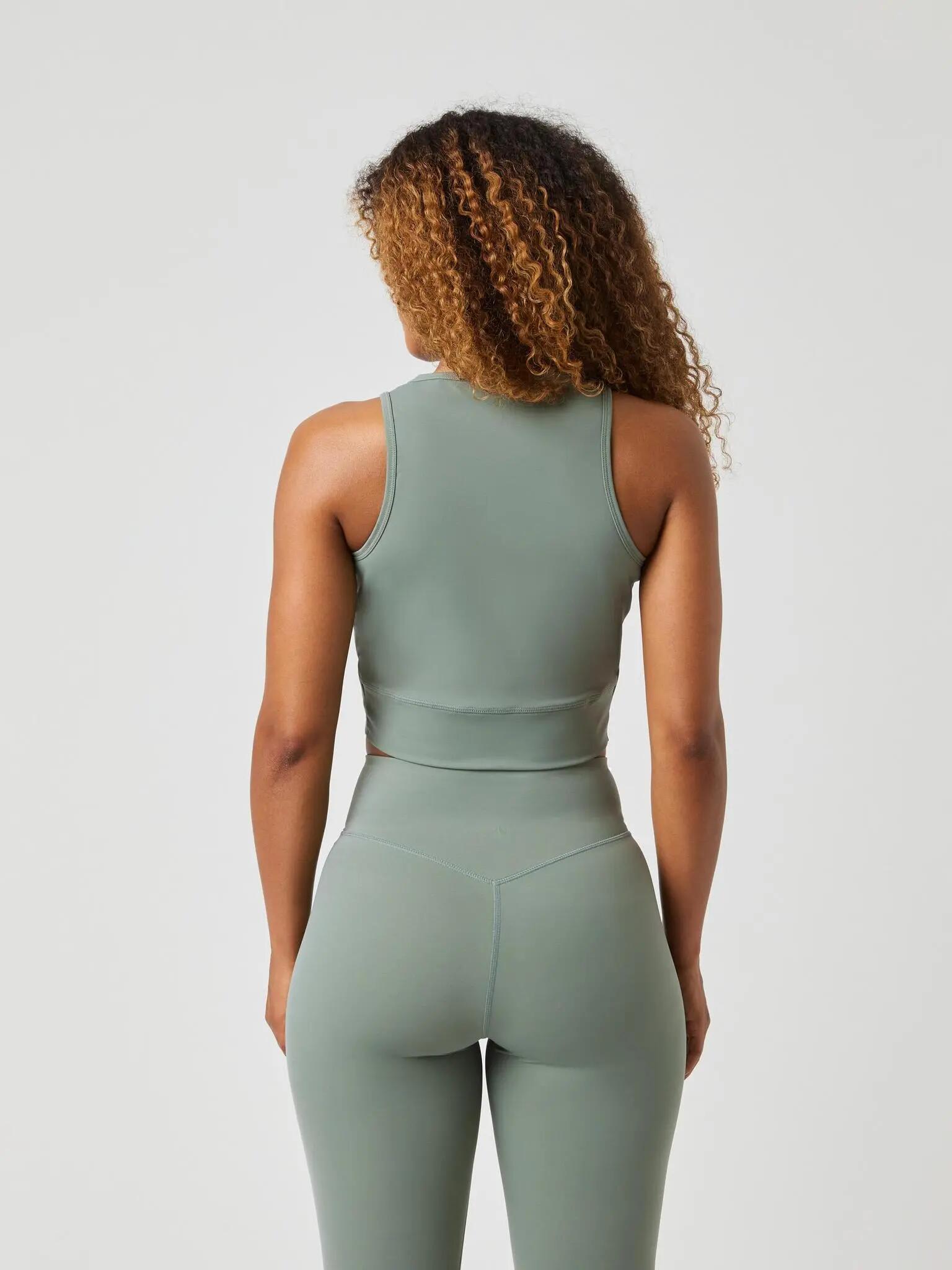 bjorn_borg STUDIO CROSS TANK TOP cor Agave Green 2/5