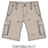 cmp Shorts Uomo Man Capri in 100% cotone - P617 Tortora 2/2