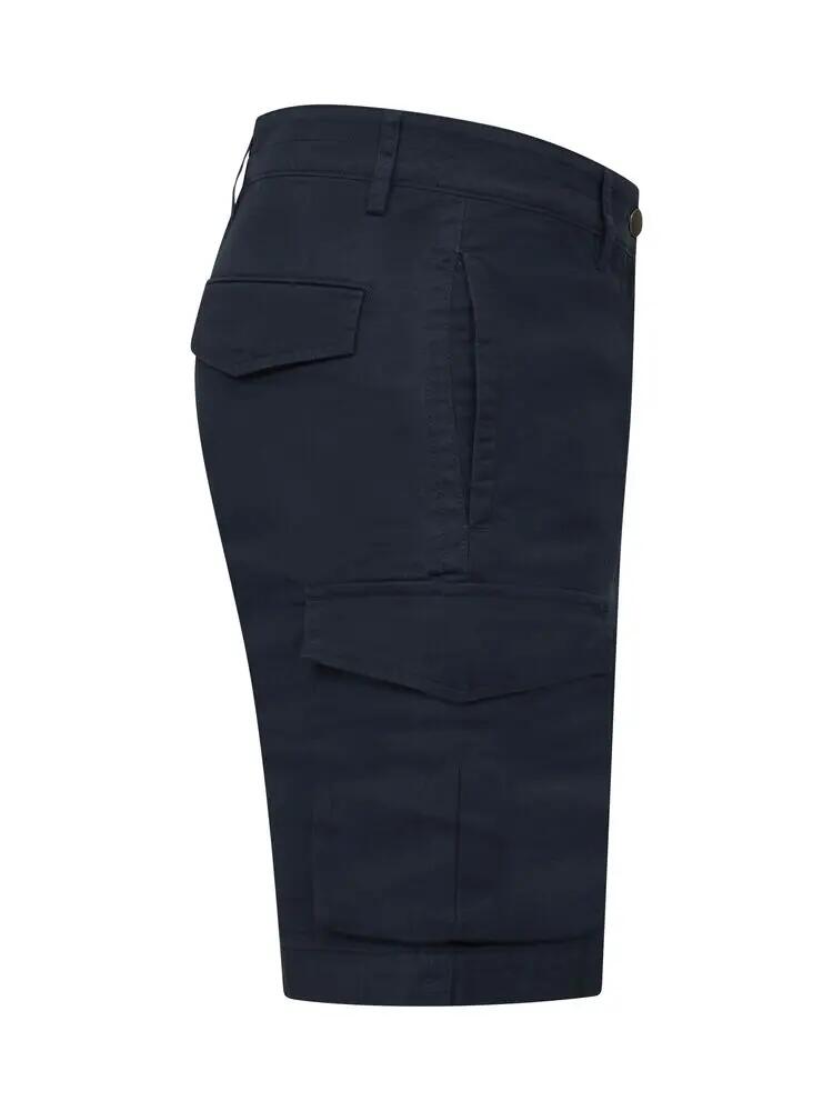 clique Cargo Shorts in twill 100% cotone biologico – Dark Navy 4/4