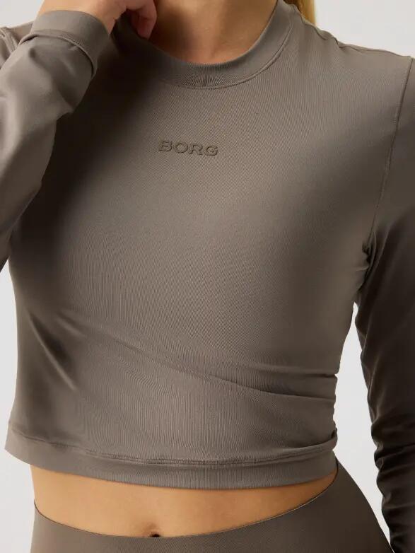 bjorn_borg STUDIO SOFT CROPPED LONGSLEEVE — Falcon 4/5