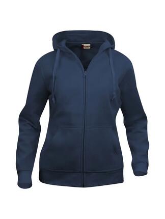 clique Basic Hoody Full Zip Women - hoodie met rits, donker navy