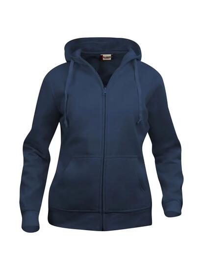 clique Basic Hoody Full Zip Women - hoodie met rits, donker navy