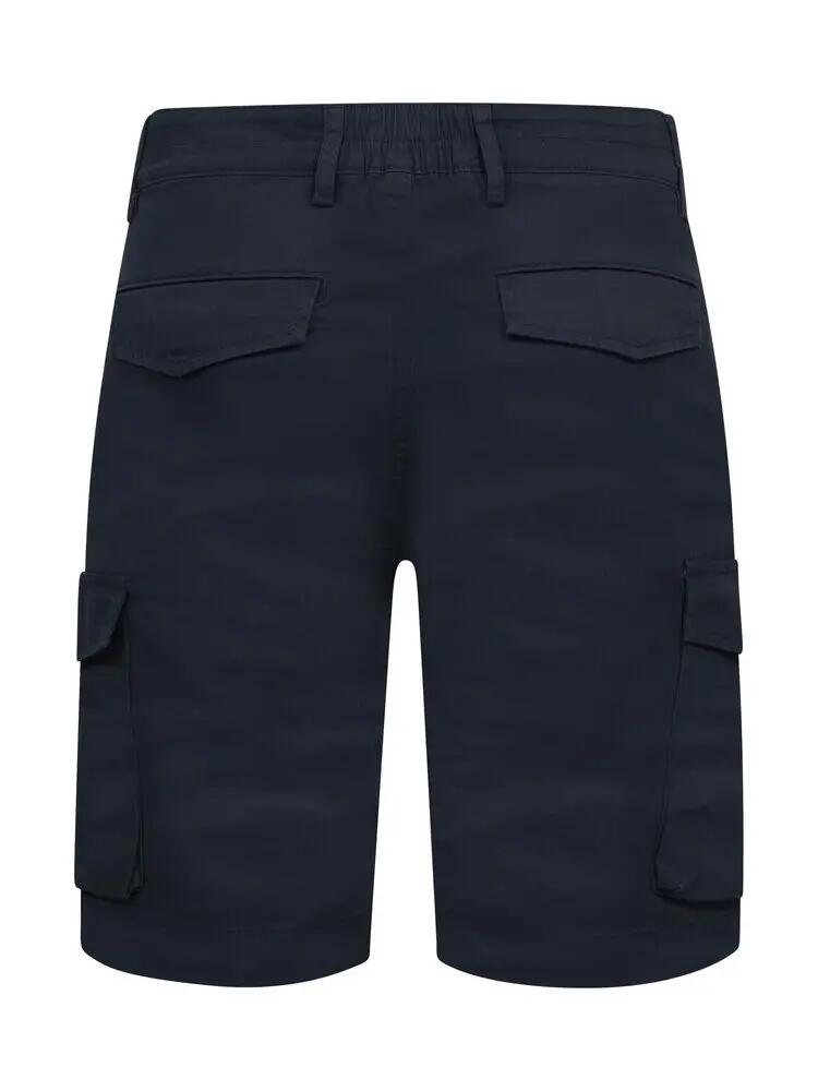 clique Cargo Shorts in twill 100% cotone biologico – Dark Navy 2/4