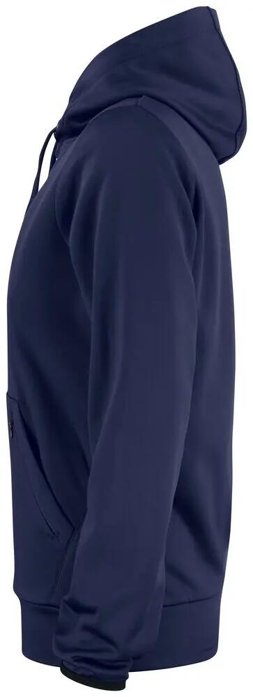 clique sweatshirt com capuz Oakdale 100% poliéster dark navy 4/4