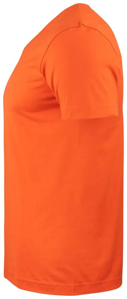 clique Basic-T V-neck T-shirt decote em V corte mais justo 3/4