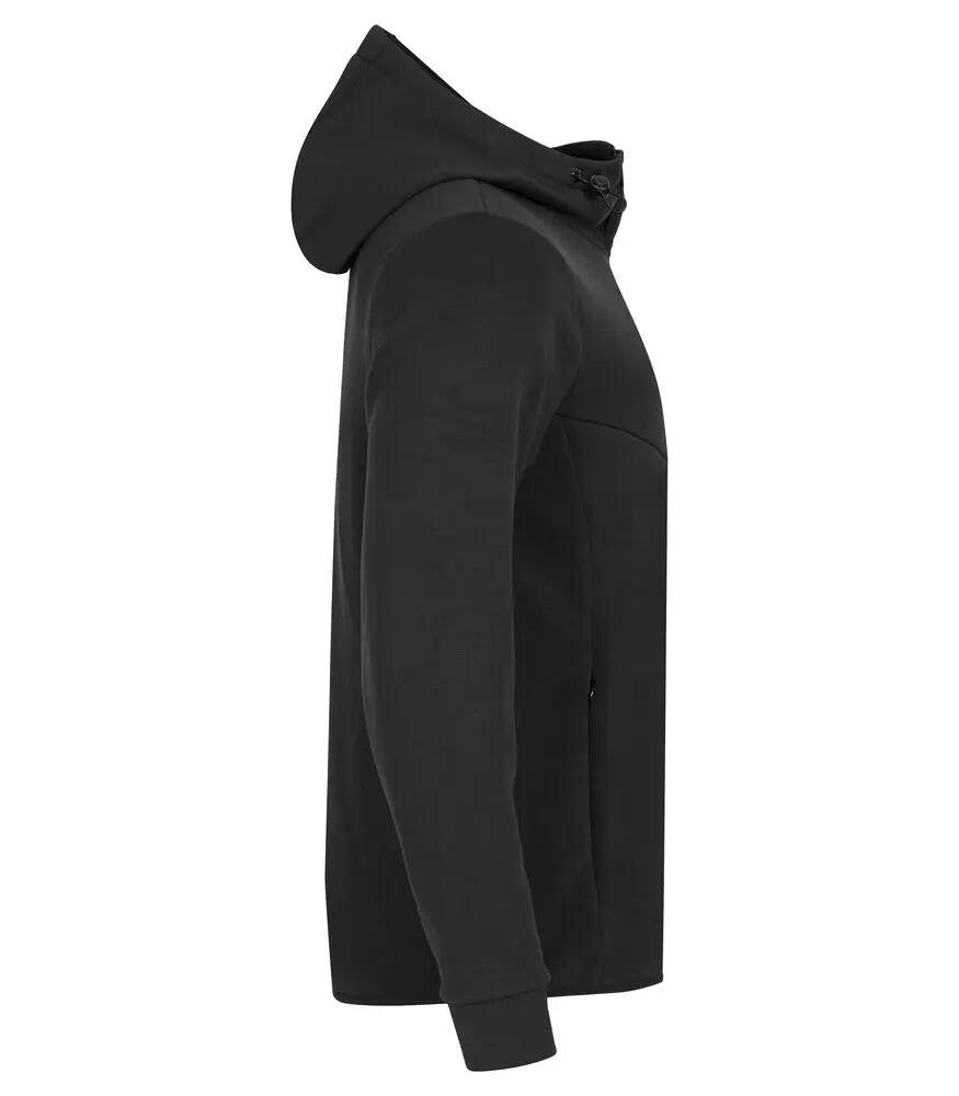 clique Hayden capuchonjack in air-layer stof - Black 4/4