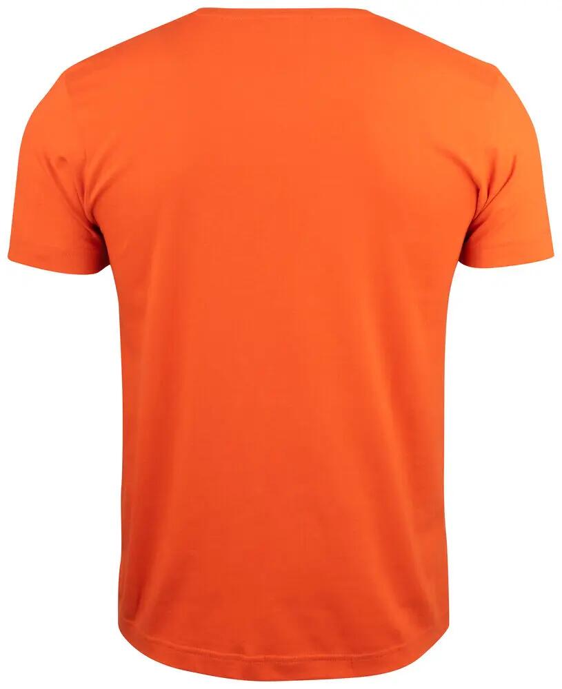 clique Basic-T V-neck T-shirt com decote em V, corte mais justo 2/4