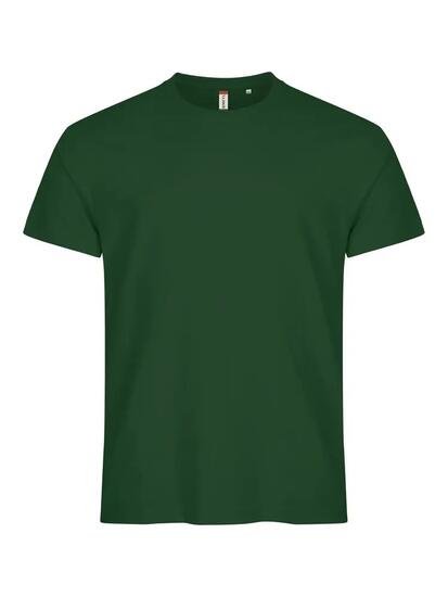 clique Basic-T T-Shirt Slim Fit aus Baumwolle, bottle green