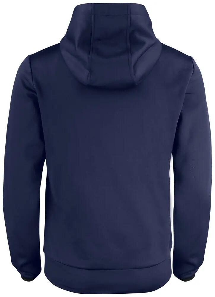 clique sweatshirt com capuz Oakdale 100% poliéster dark navy 2/4