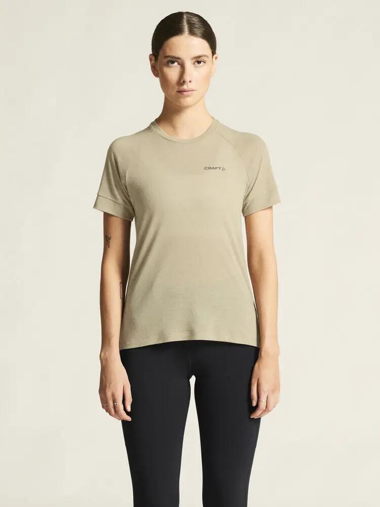craft Wool SS Tee W maglia corta in poliestere riciclato e lana 4/7