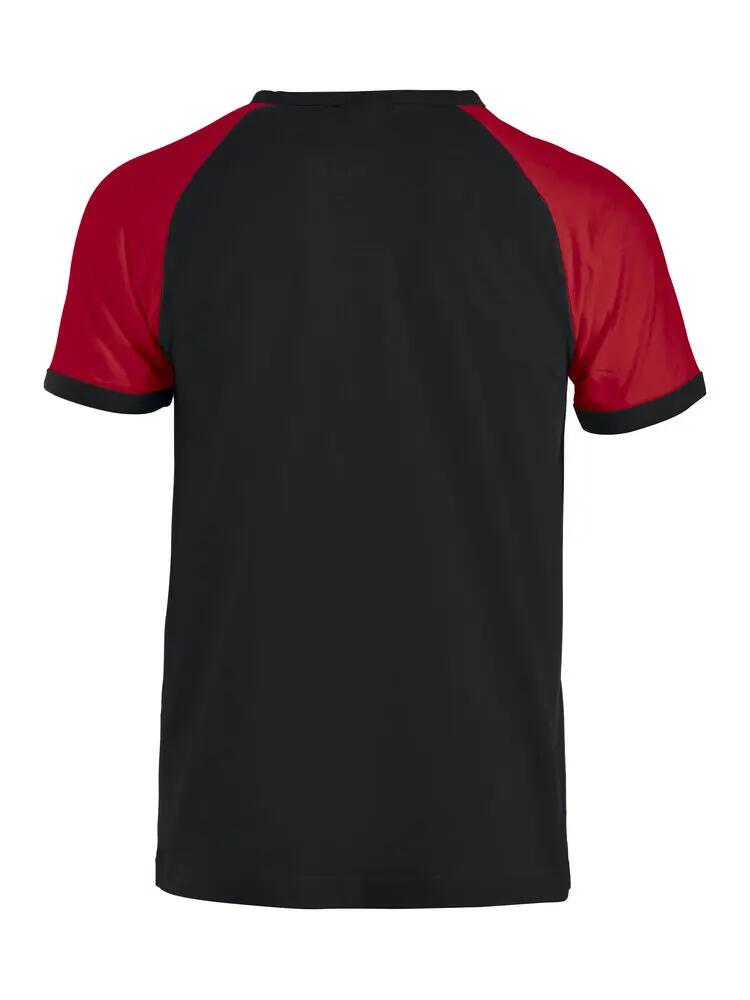 clique Raglan-T tweekleurig raglan-T-shirt van gekamde katoen 2/4