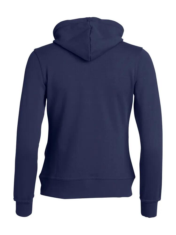 clique Basic Hoody Full Zip Women – camisola com capuz e fecho dark navy 2/4