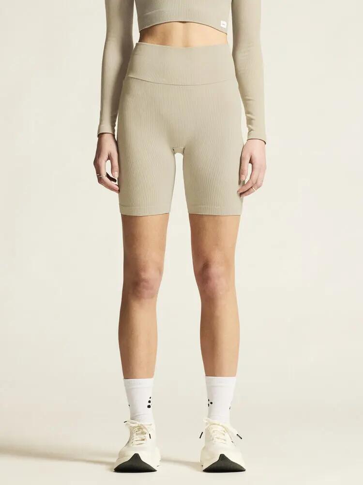 craft Collective Rib Short Tights W – mallas cortas acanaladas en tejido 4/7