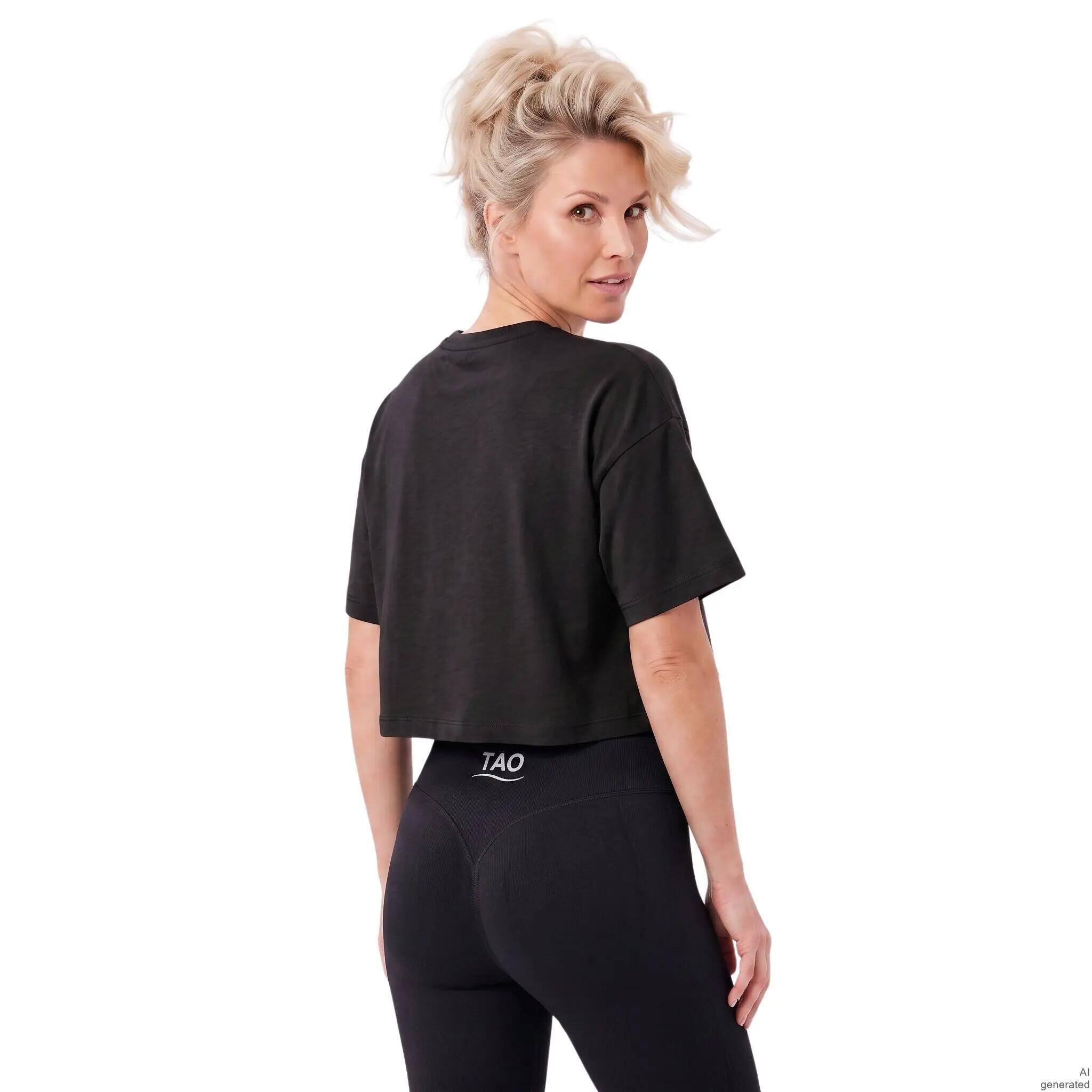 Damen TAO FLEXY Cropped T-Shirt Oversized 2/5