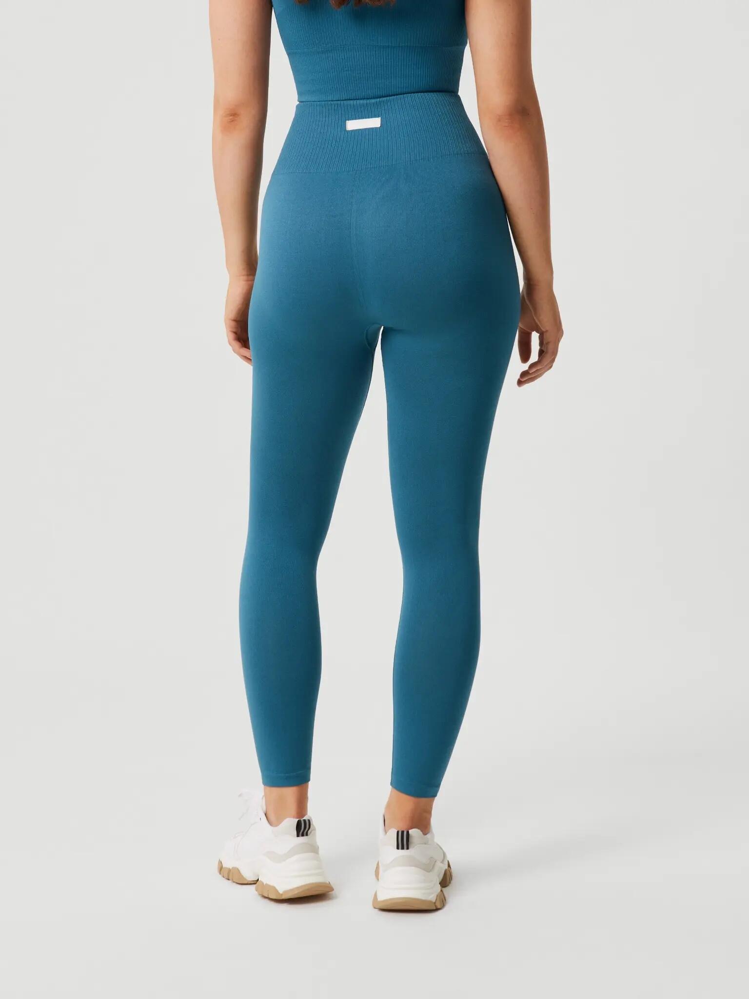 bjorn_borg STUDIO SEAMLESS LIGHT TIGHTS MALLARD BLUE 2/4