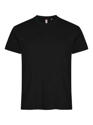 Clique basic-t heren t-shirt zwart, nauwsluitende pasvorm