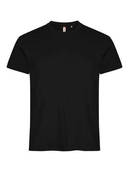clique Basic-T T-shirt homme ajustée, 100% coton (noir)