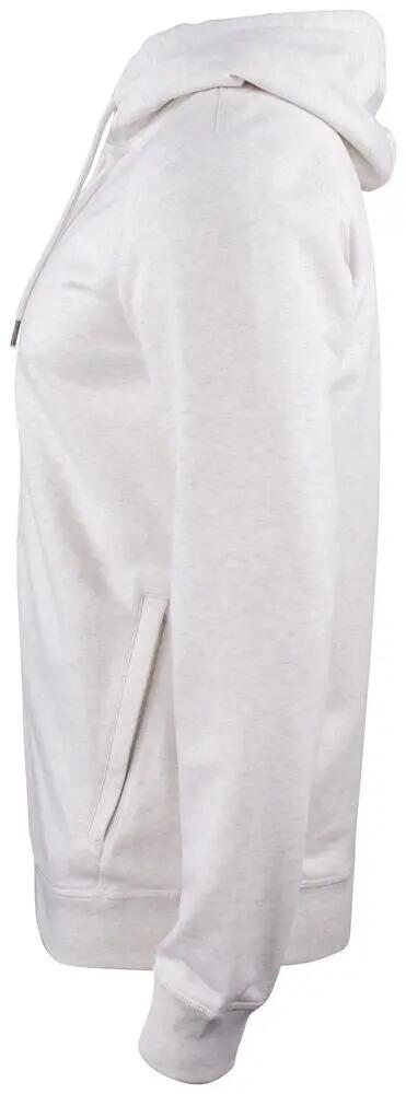 clique Premium OC Hoody Full Zip em algodão orgânico misto 3/4