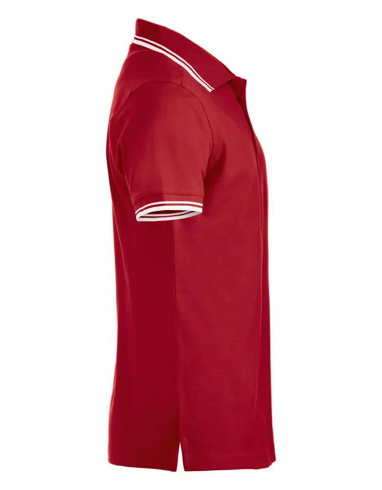 clique Polo Amarillo in cotone pettinato 100% – dettagli collo e polsini a 4/4