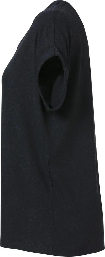 clique T-shirt donna Katy in viscosa morbida, fit loose, nero 4/4
