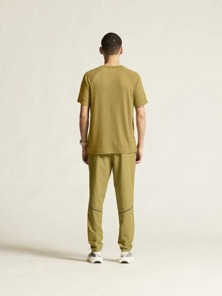 craft Wool SS Tee M t-shirt manga curta em jersey de poliéster reciclado e lã 7/7