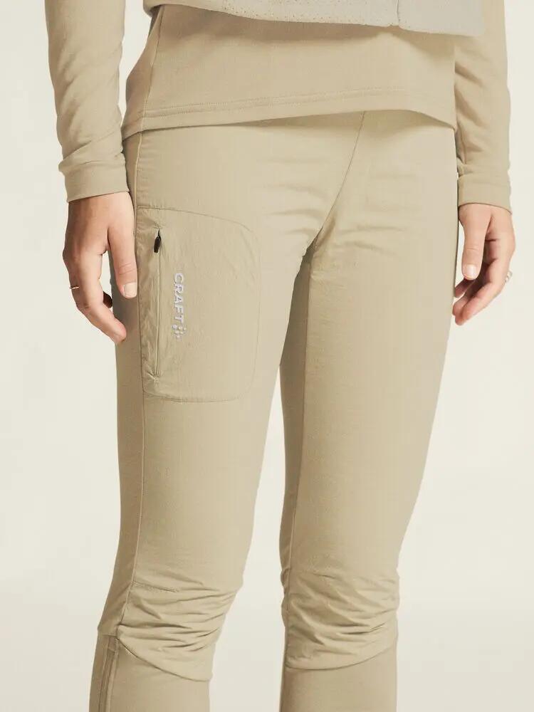 craft SubZ Light Tights W — Leggings leves e isolantes para running, corte justo 6/7