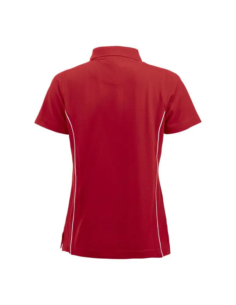clique Polo New Alpena mujer 100% algodón con piping contraste 2/4