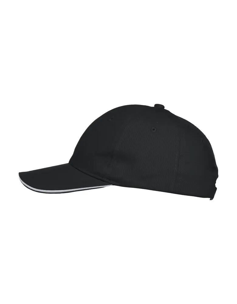 clique gorra Davis Kids en twill de algodón 100% — negra 2/4